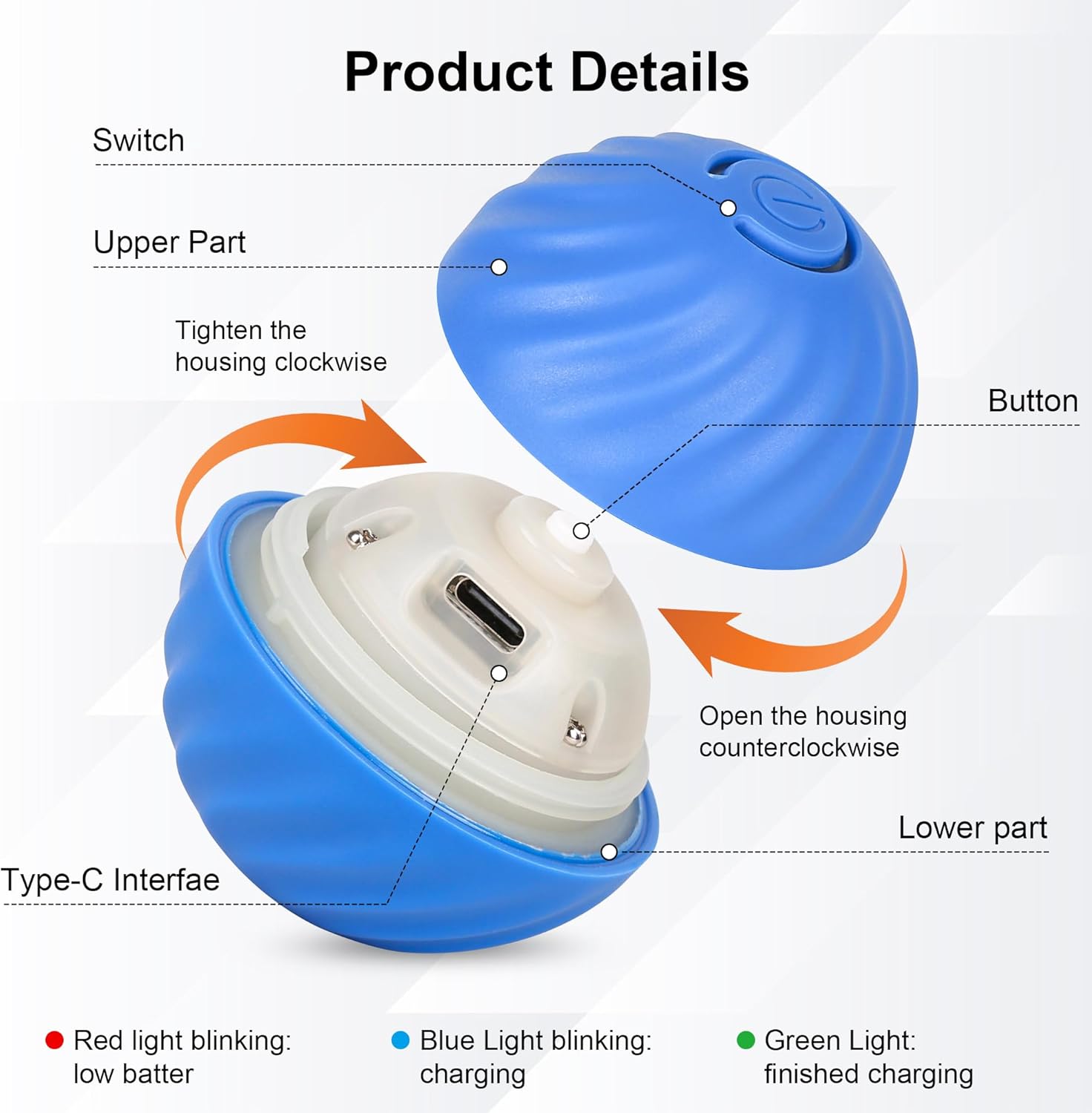 Smart Interactive Dog Toy Ball