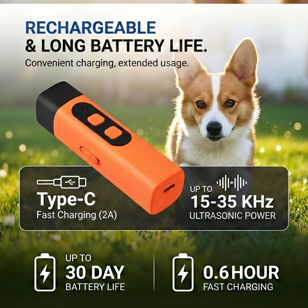 Dog Training Device - Ultrasonic Sound Trainer For Dogs