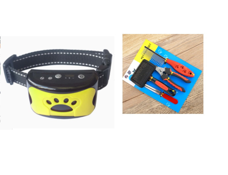 Dog Training Collar Waterproof, Remote Control, Rechargeable, With Shock Vibration Sound