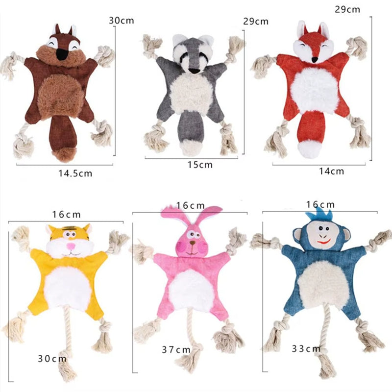 Dog Toys, Stuffed, Chewing, Plush, Squeaky Animal Pet Toys