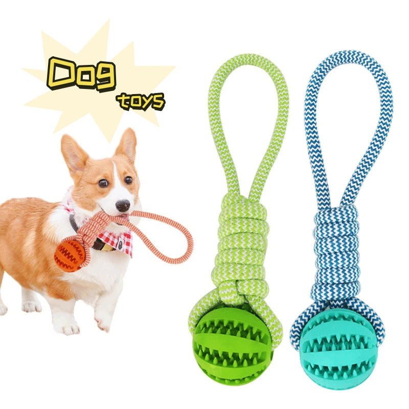 Interactive Treat Rope Bite Resistant Pet Tooth Cleaning