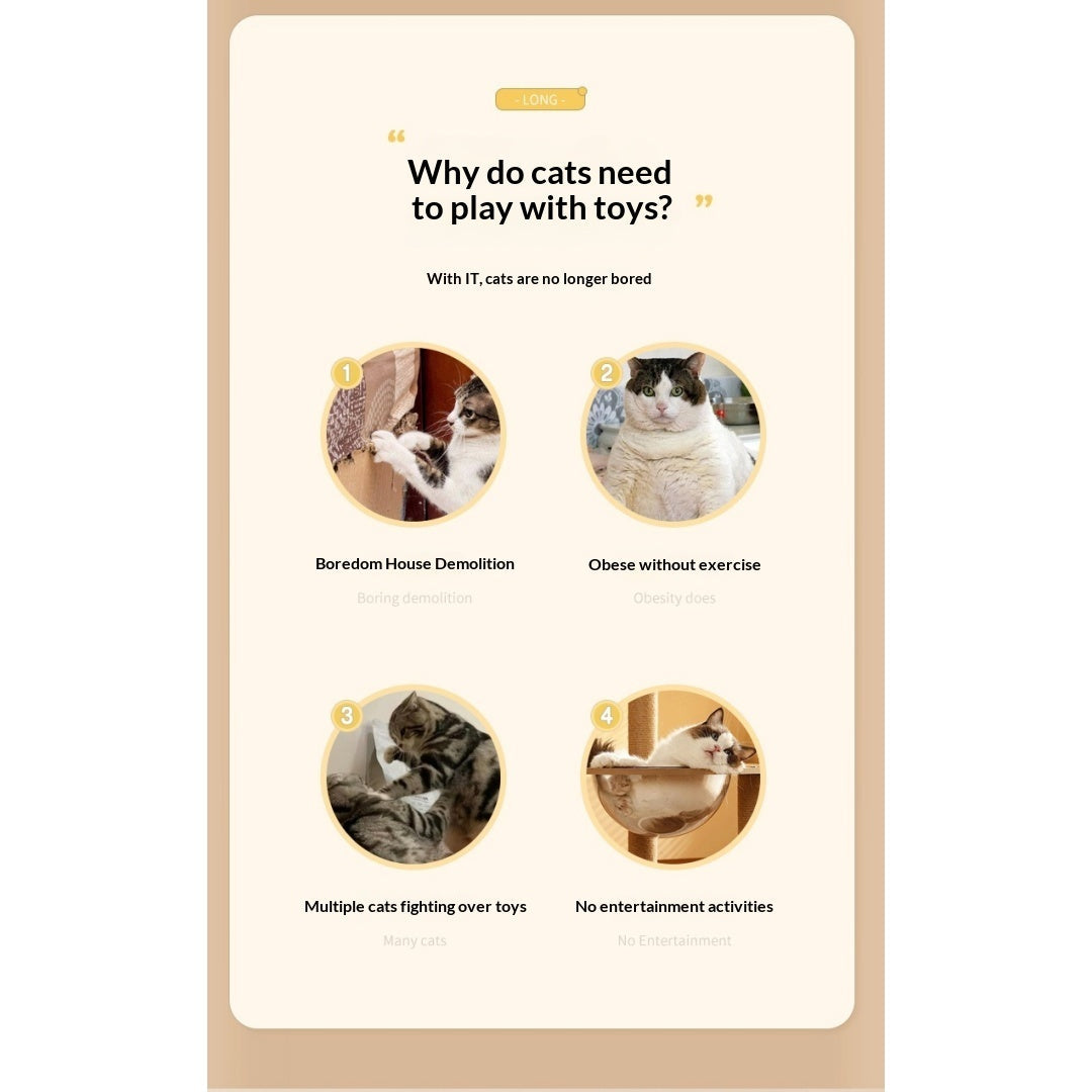 Electric Interactive Cat Toy