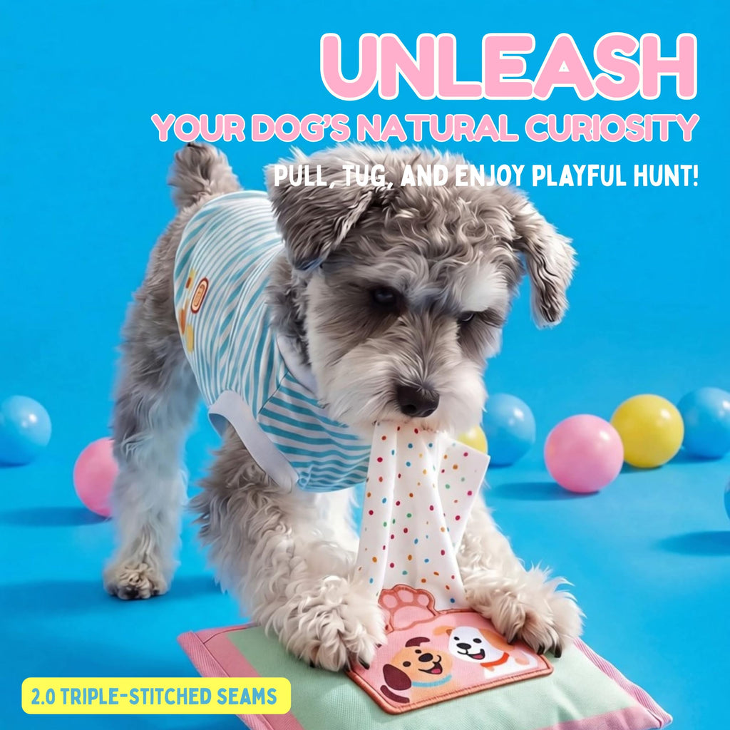 Interactive Dog Snuffle Wipe Puzzle Toy