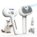 Steam Brush For Cats & Dogs, Cool Mist Self-Cleaning Comb