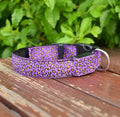LED Safety Collar Adjustable Nylon Leopard