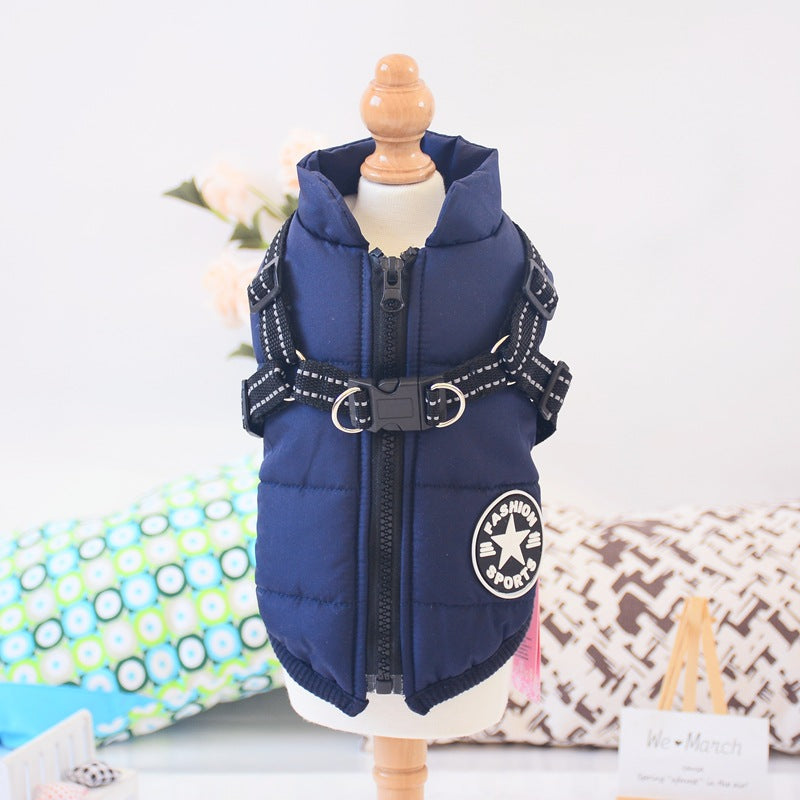 Winter Warm Dog Hooded Coat