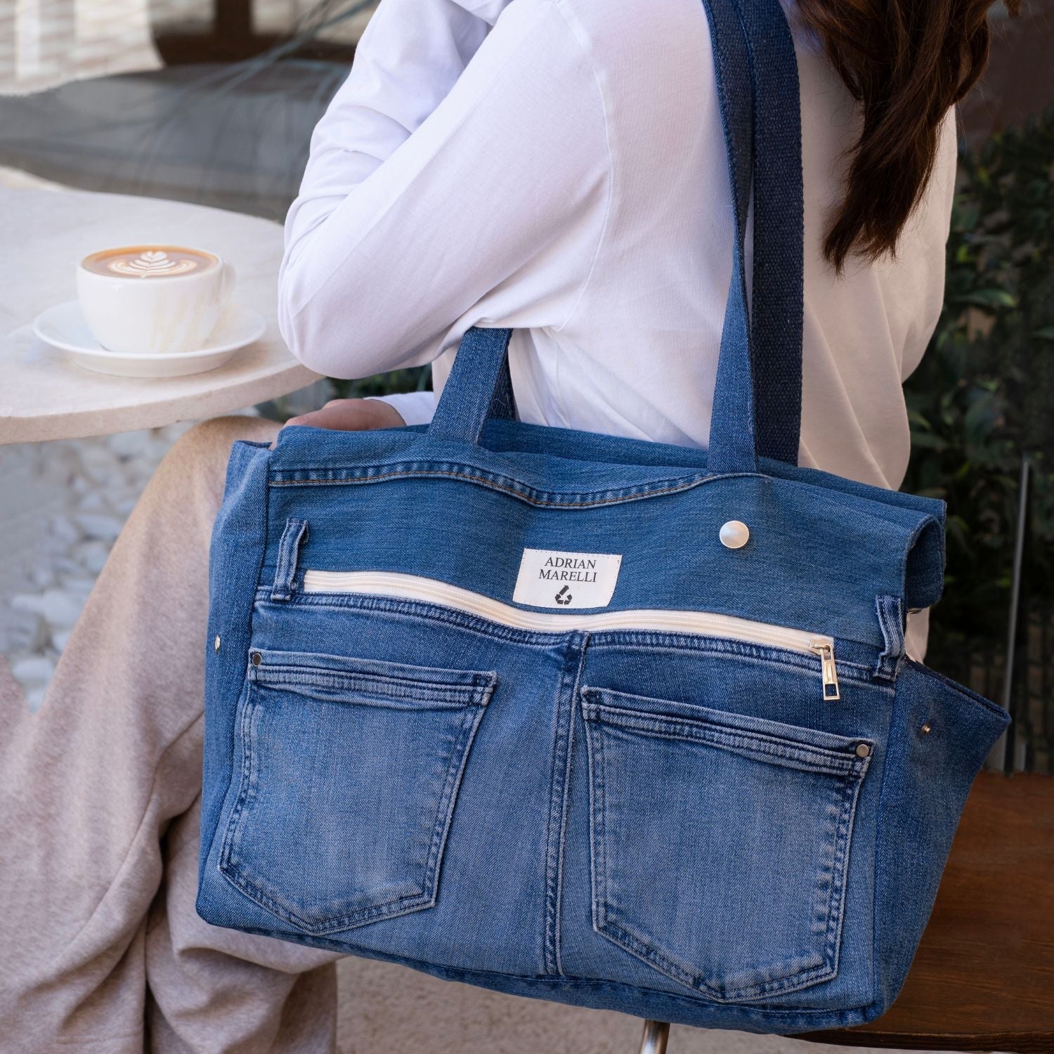 Brooklyn Heritage Upcycled Denim Pet Carrier – Indigo