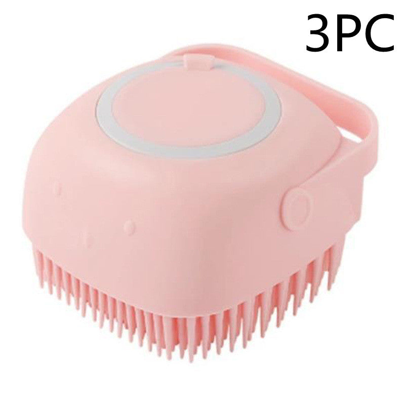 Silicone Dog Bath Massage Cleaning Tool Dog Grooming Supplies