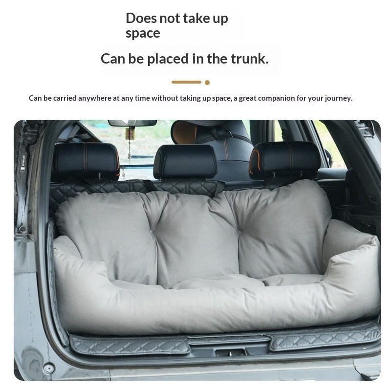 Rear-seat Pet Bed For Cars