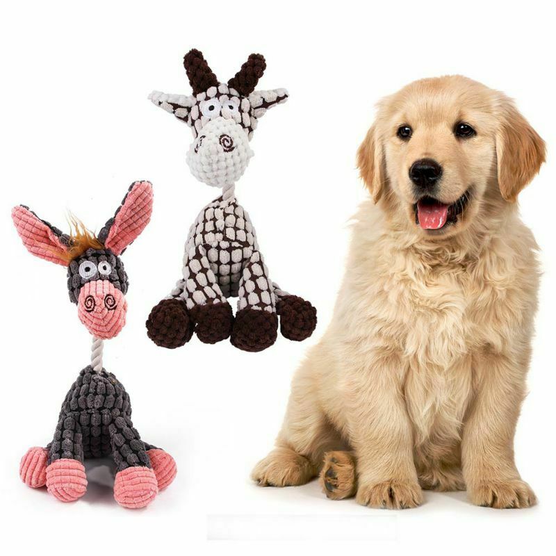 Puppy Chew Squeaker Squeaky Plush Sound Toys Clean Teeth