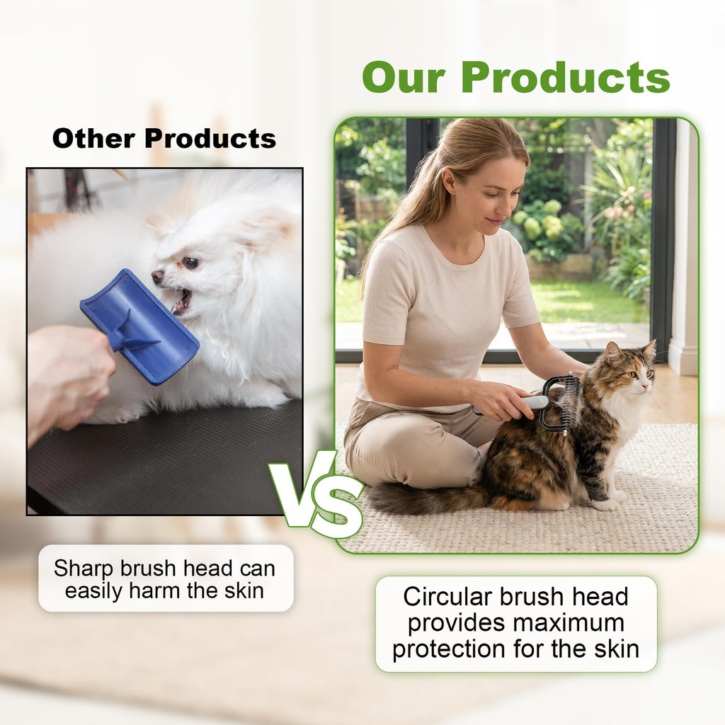 2026 New Double-Sided Dematting Comb For Dogs & Cats