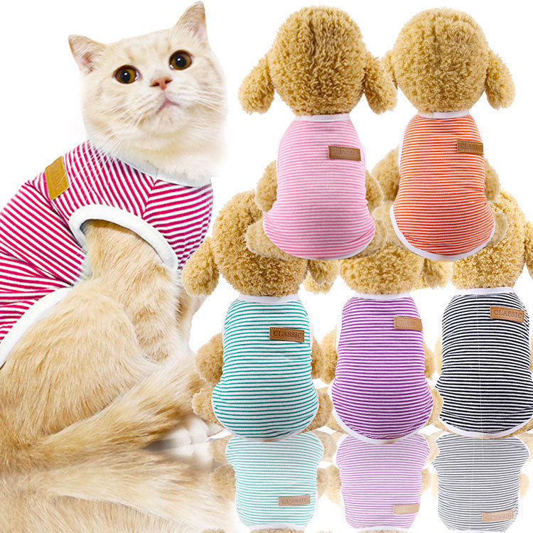 Cotton Striped Vest