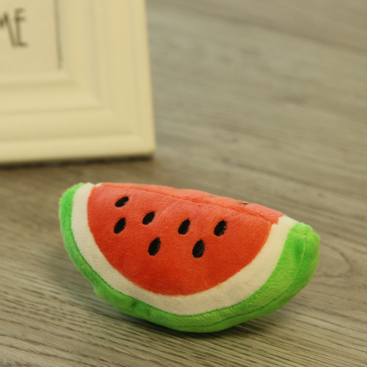 Fruit and vegetable plush toys