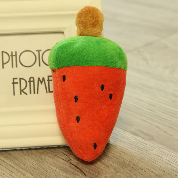 Fruit and vegetable plush toys