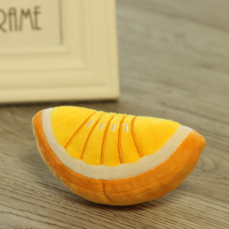 Fruit and vegetable plush toys