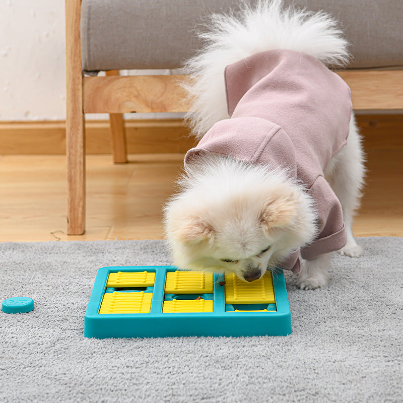 Rotating Interactive Educational Dog Slow Food Toy