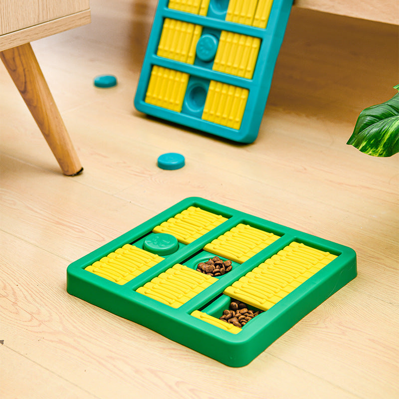 Rotating Interactive Educational Dog Slow Food Toy