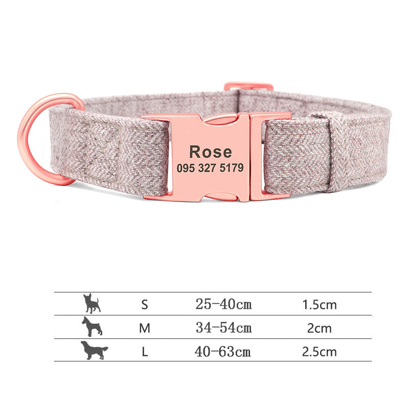 Engraved Dog Collar