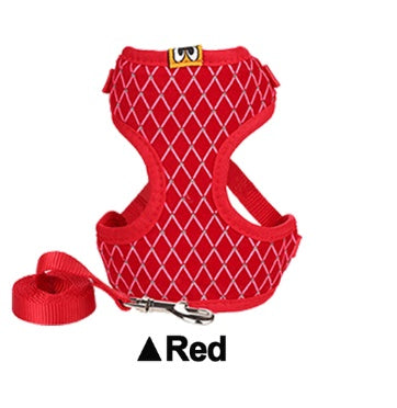Rhinestone Cat Harness And Leash Set