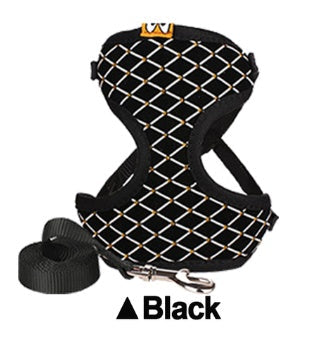 Rhinestone Cat Harness And Leash Set