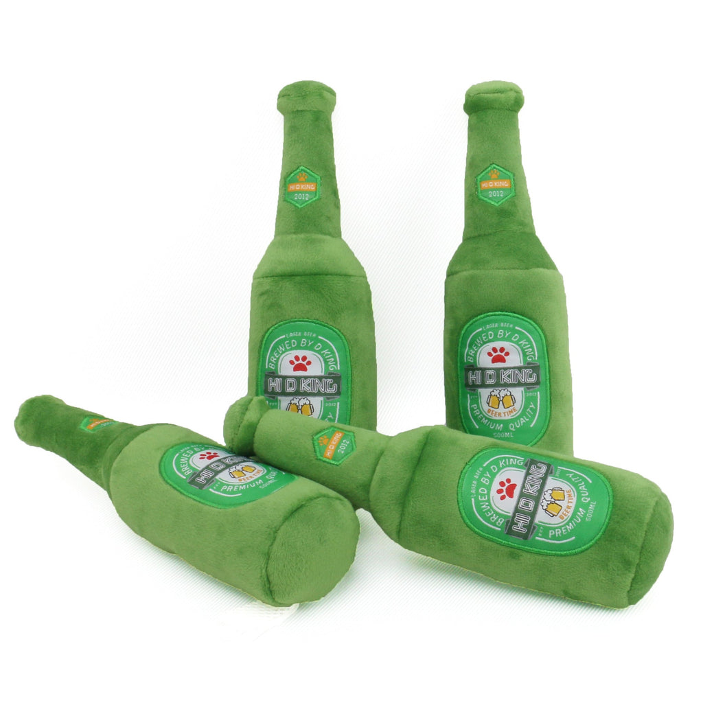 Sounding Plush Cartoon Simulation Beer Bottle Beer Mug Toy