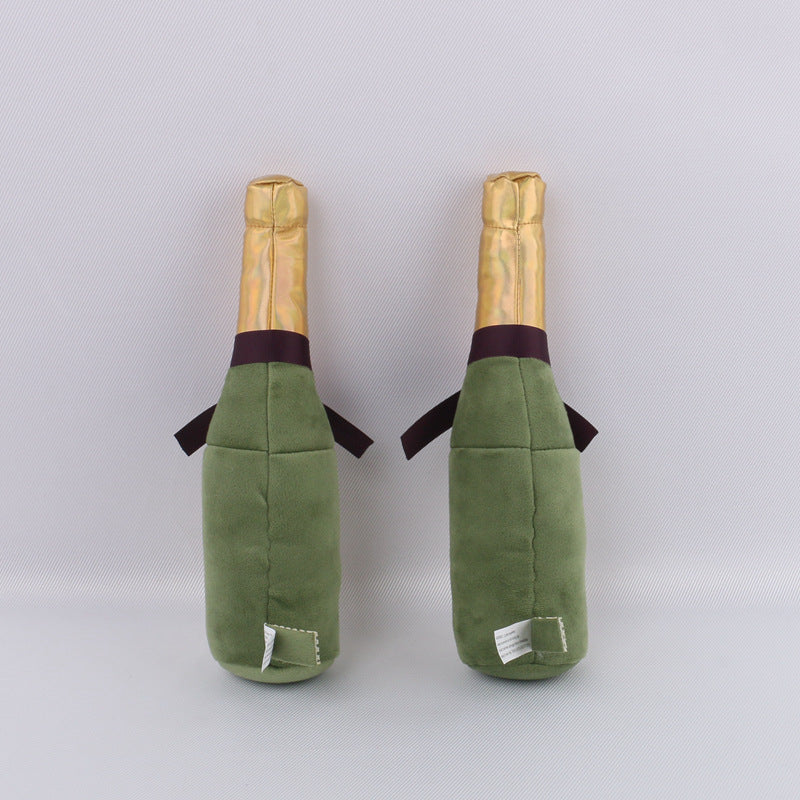 Sounding Plush Cartoon Simulation Beer Bottle Beer Mug Toy