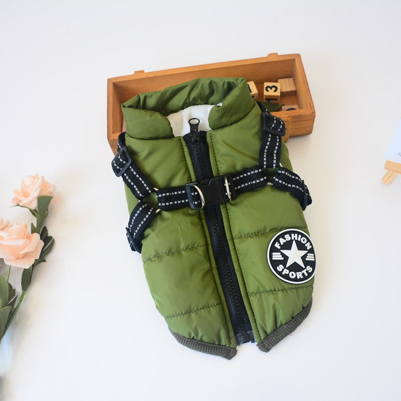 Winter Warm Dog Hooded Coat