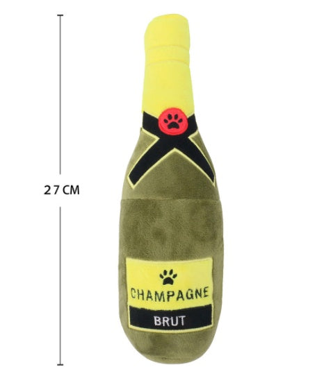 Sounding Plush Cartoon Simulation Beer Bottle Beer Mug Toy