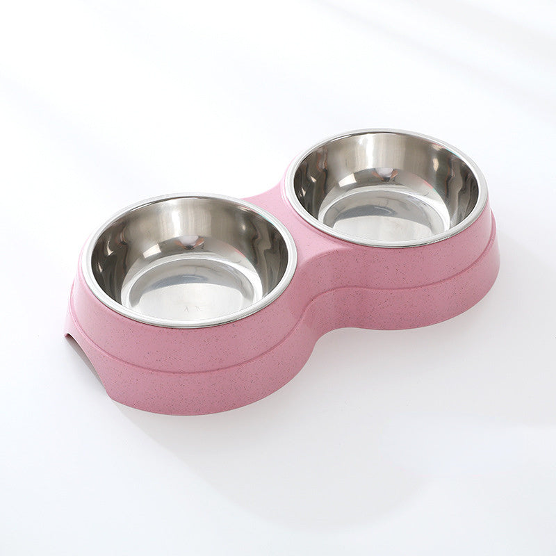 Double Pet Bowls Stainless Steel