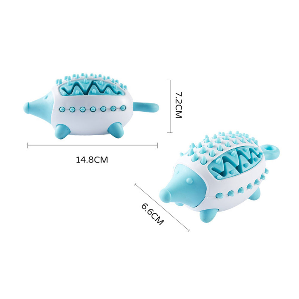 Hedgehog Shape Dog Toy Leaking Food Toys