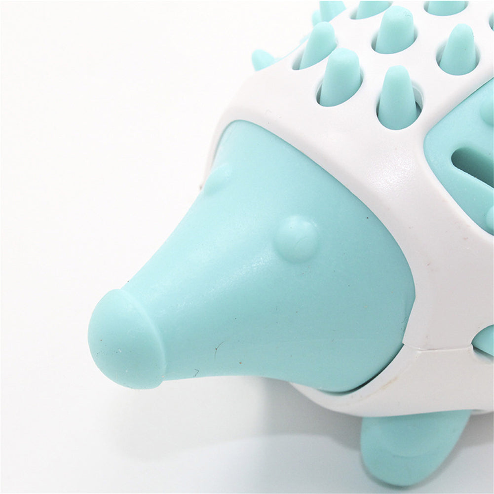 Hedgehog Shape Dog Toy Leaking Food Toys