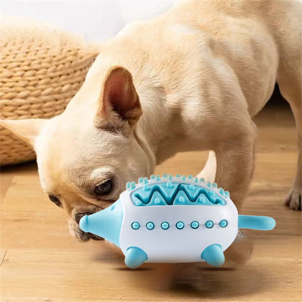 Hedgehog Shape Dog Toy Leaking Food Toys