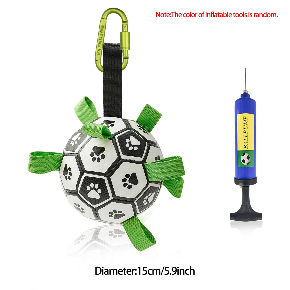 Interactive Dog Football / Soccer Ball Inflated
