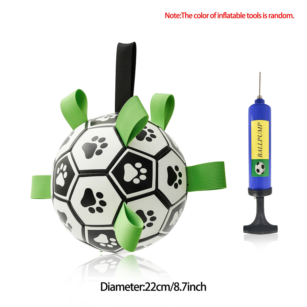 Interactive Dog Football / Soccer Ball Inflated