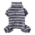 High Collar Striped Pet Pajamas