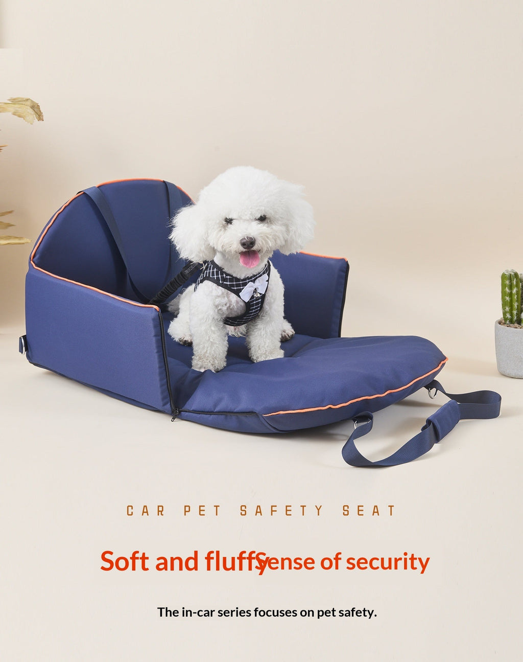Multi-functional Portable Car Console Pet Carrier