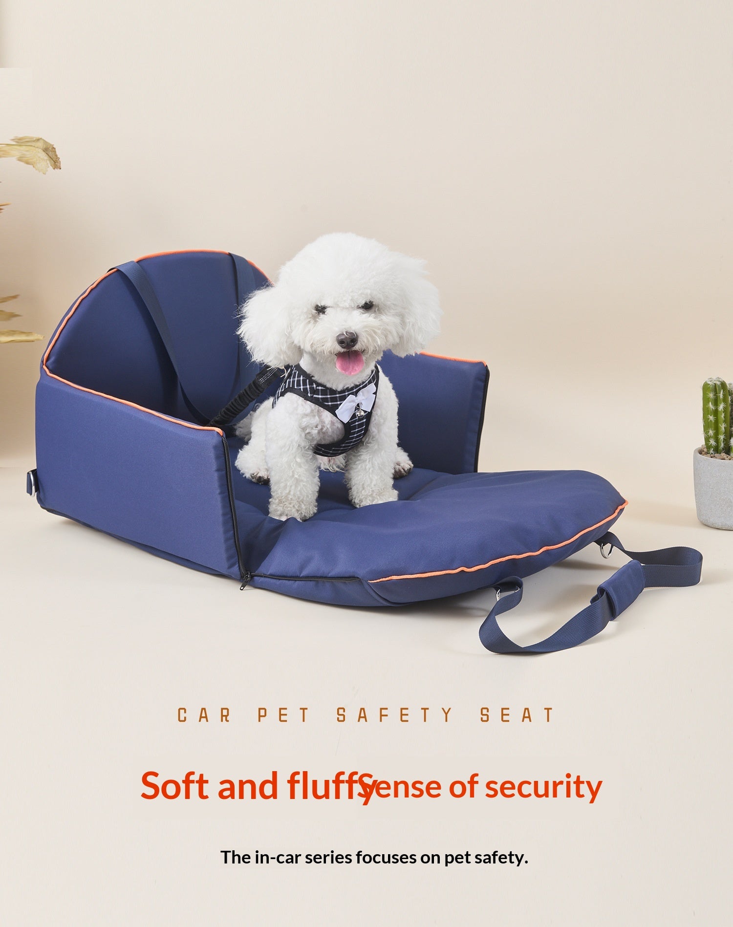 Multi-functional Portable Car Console Pet Carrier