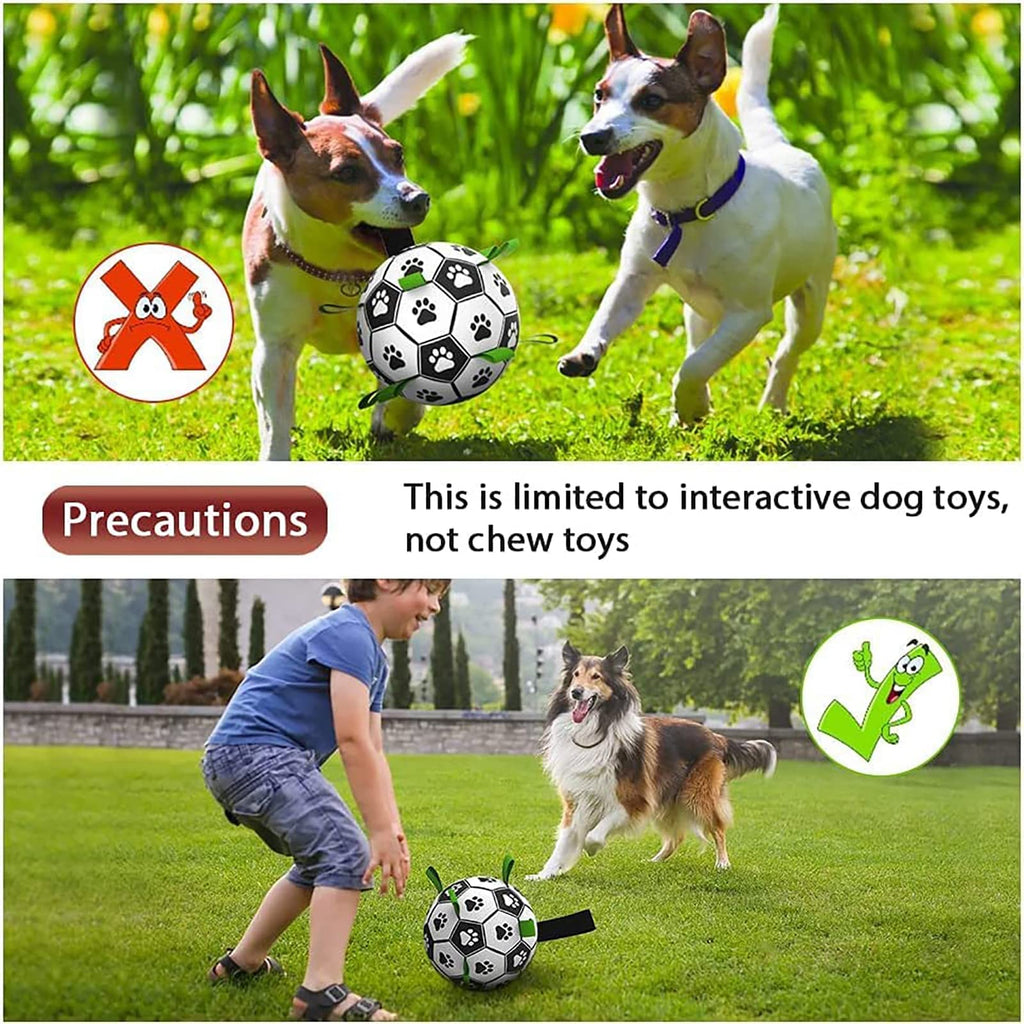 Interactive Dog Football / Soccer Ball Inflated