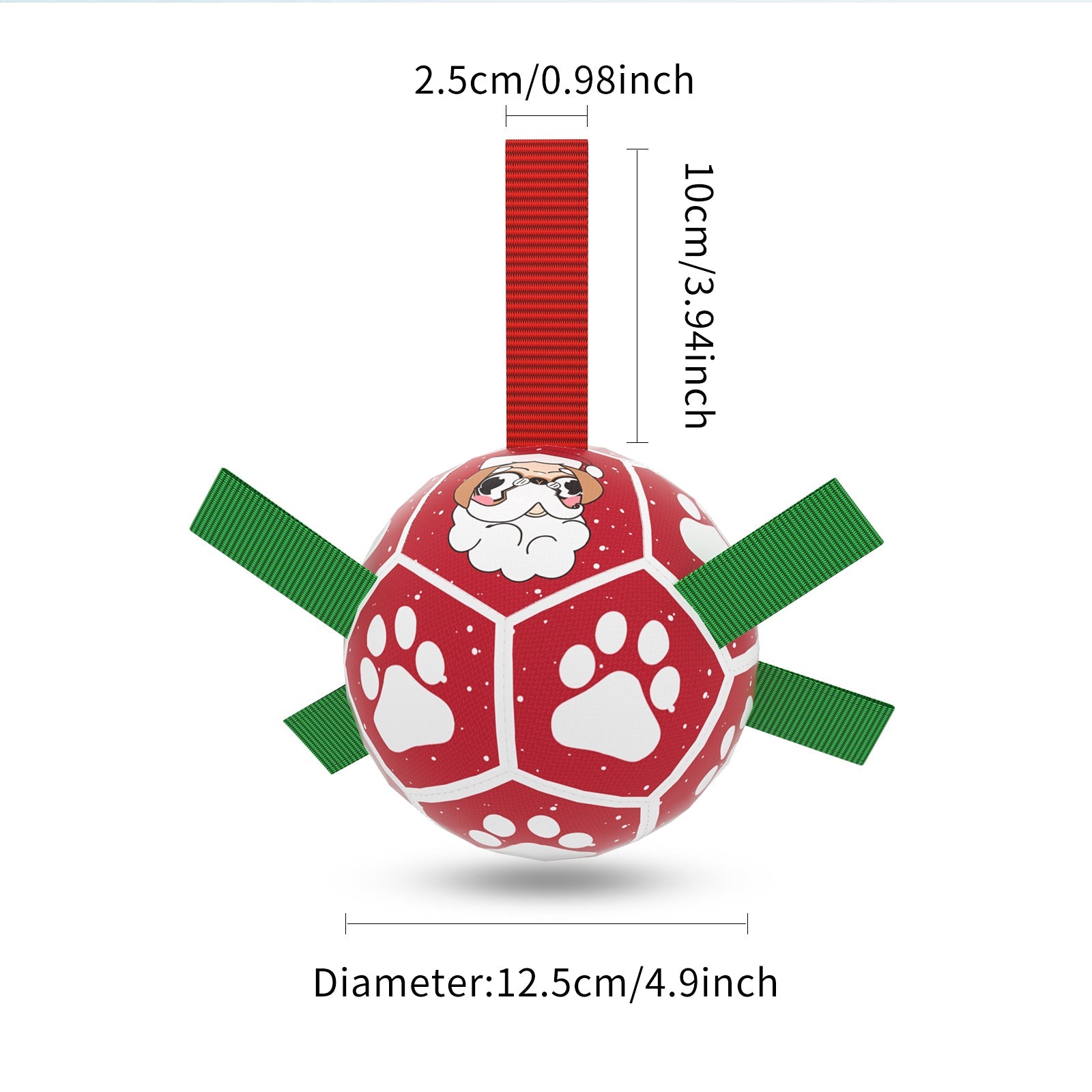 Interactive Dog Football / Soccer Ball Inflated