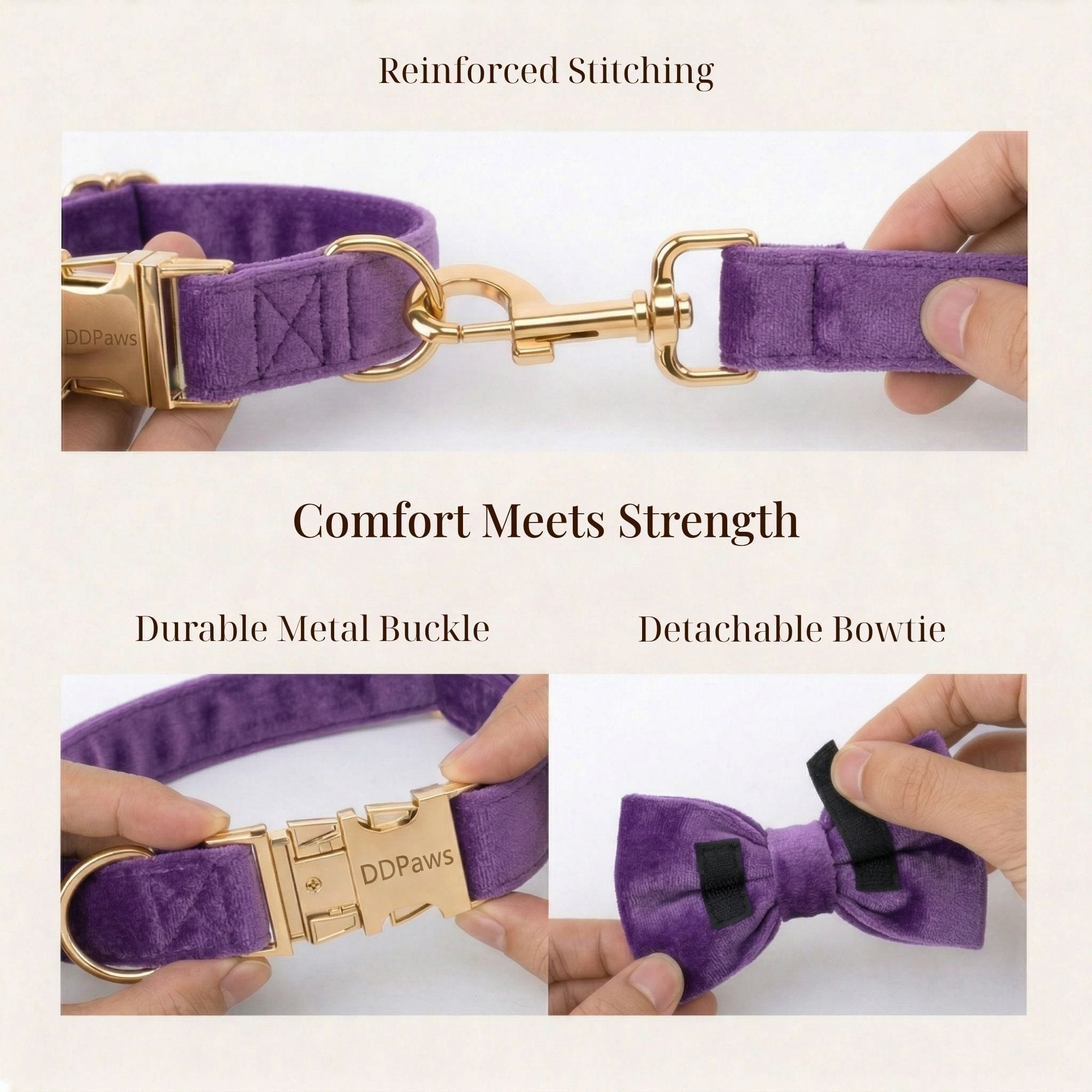 Velvet Purple Harness Set