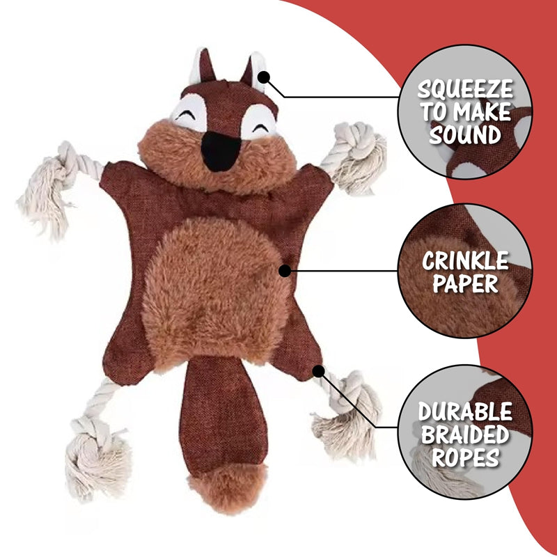 Dog Toys, Stuffed, Chewing, Plush, Squeaky Animal Pet Toys