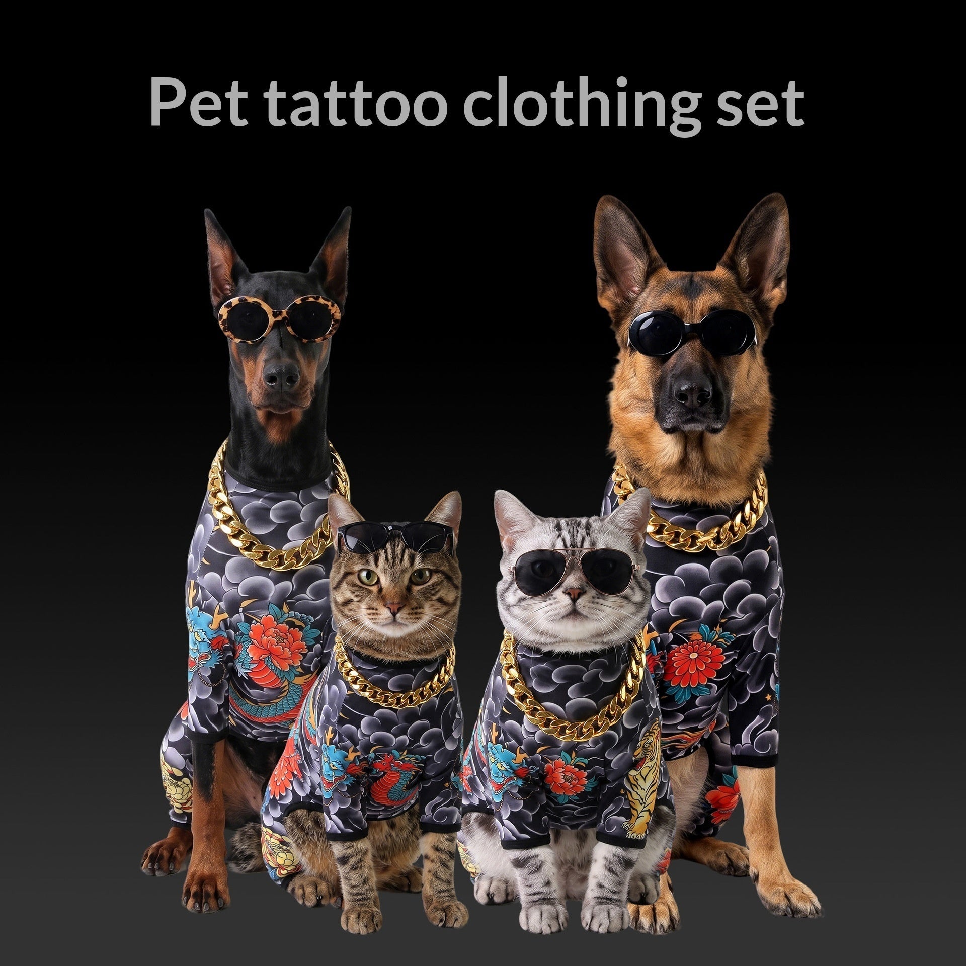 Pet Tattoo Four-Legged Apparel