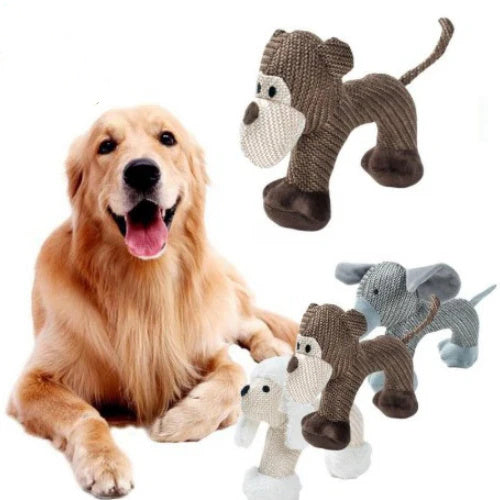Dog Chew Toys Bite Resistant Squeaky