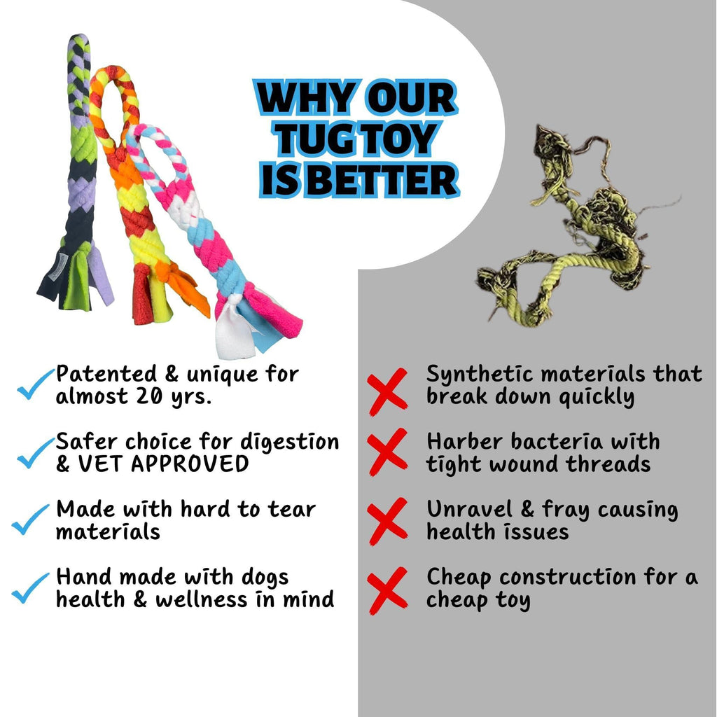Interactive Tug & Treat-Dispenser Toy for Dogs