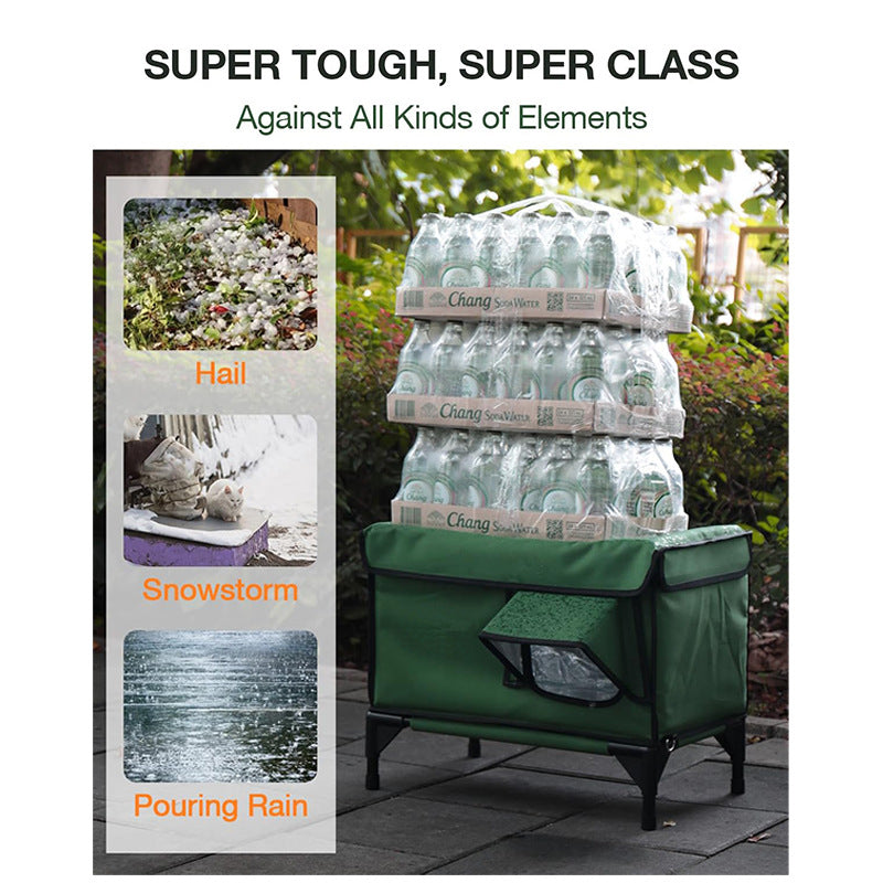 Outdoor Heated Insulated Cat House