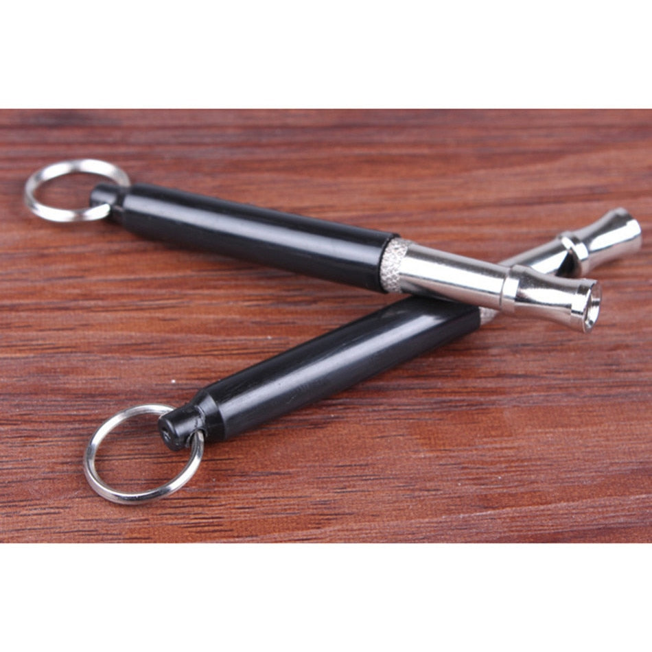 1Pcs Dog Cat Training Obedience Black Whistle Ultrasonic Supersonic Sound Pitch Quiet Trainning Whistles
