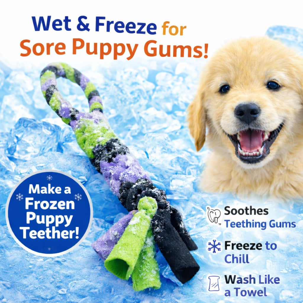 Interactive Tug & Treat-Dispenser Toy for Dogs