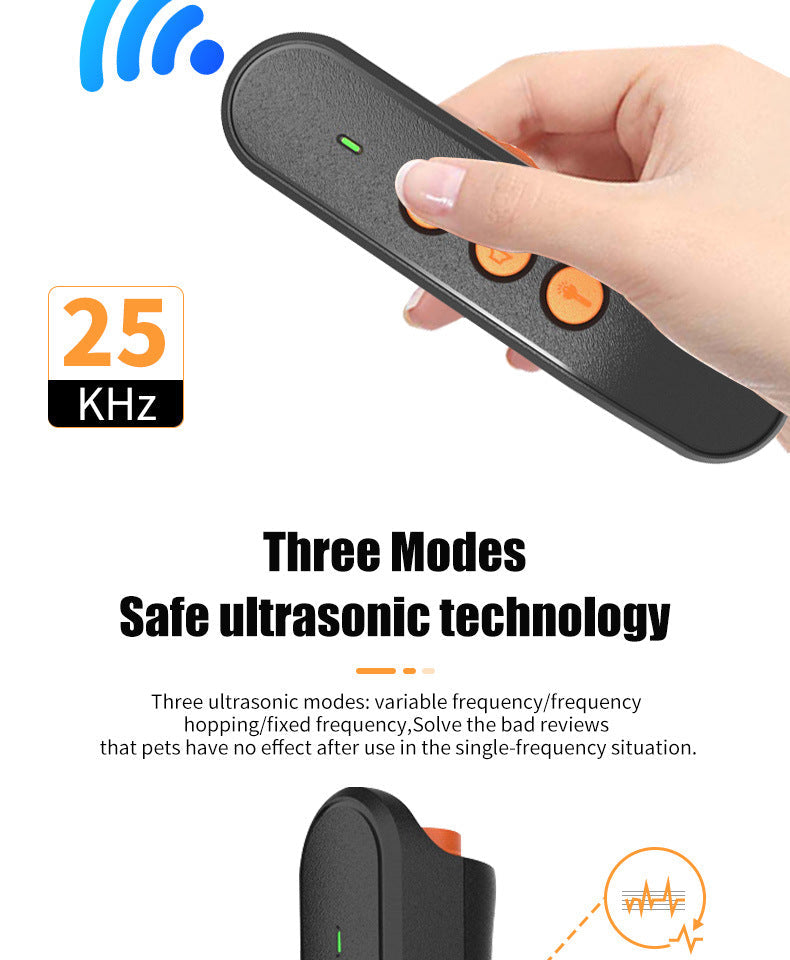 Ultrasonic Dog Repeller & Anti-Bark Device