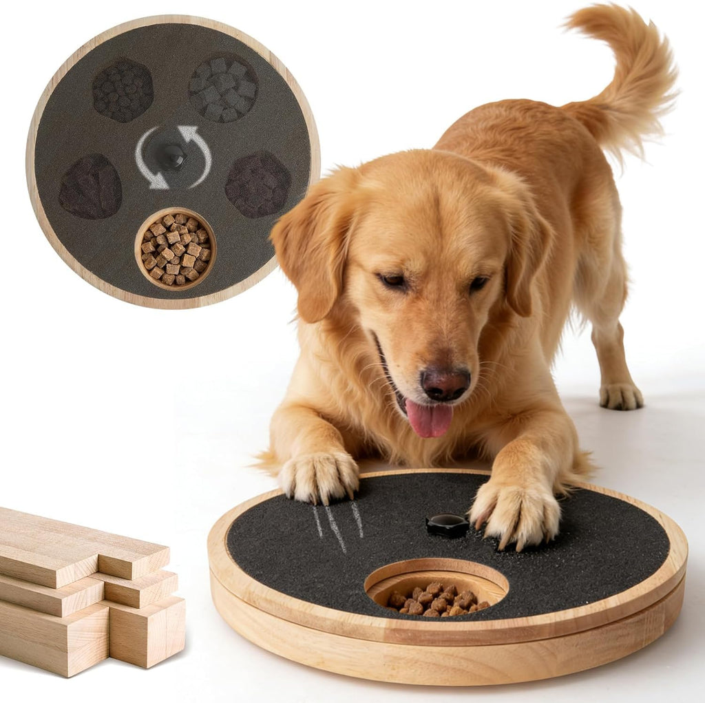 Dog Nail Scratch Board With Treat Box For Claw Care