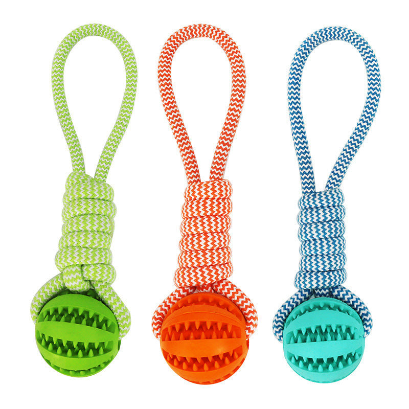 Interactive Treat Rope Bite Resistant Pet Tooth Cleaning